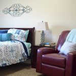Natural light fills the room