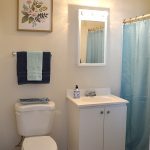 Clean and spacious bathrooms