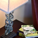 Plent of space for your necessities on the nightstand